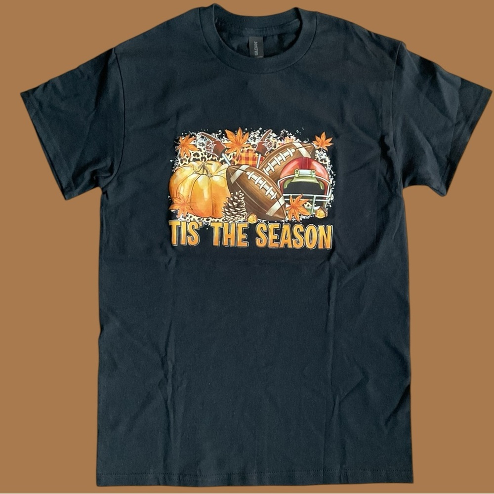 Tis the season T-shirt.. fall, pumpkins and football